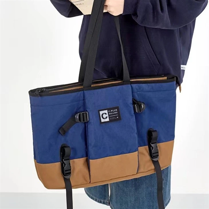 casual day bag-blue