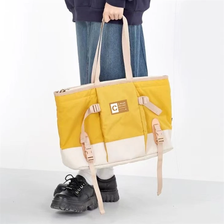 casual day bag-yellow